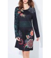 dress tunic floral plus size 101 idées 652LZ