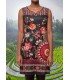 boho chic vestido tunica antelina etnico floral 101 idées 382Y ropa