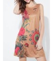 robe tunique suedine ethnique fleurie grande taille 101 idées 368KL