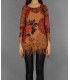 vestido tunica camurça sintetica 101 idées 280W loja online